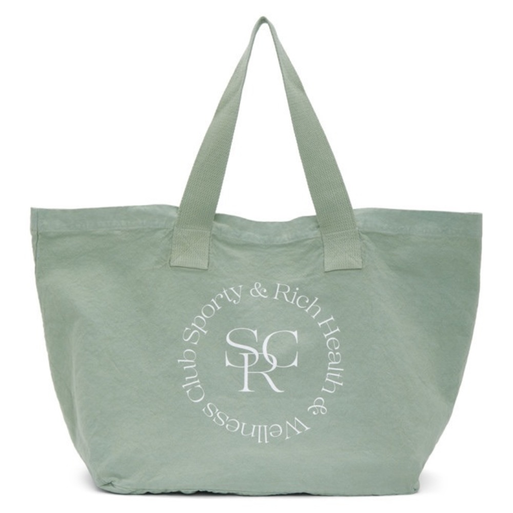 Sporty & Rich Green Tote Bag